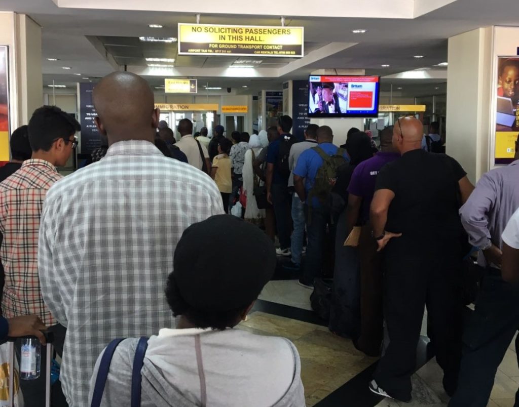 Security controls - Entebbe International Airport